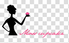 Lindos PEDIDO, woman holding cupcake illustration transparent background PNG clipart