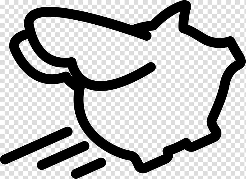Pig, Flying Pig Marathon, Drawing, When Pigs Fly, Line, Coloring Book, Line Art, Symbol transparent background PNG clipart