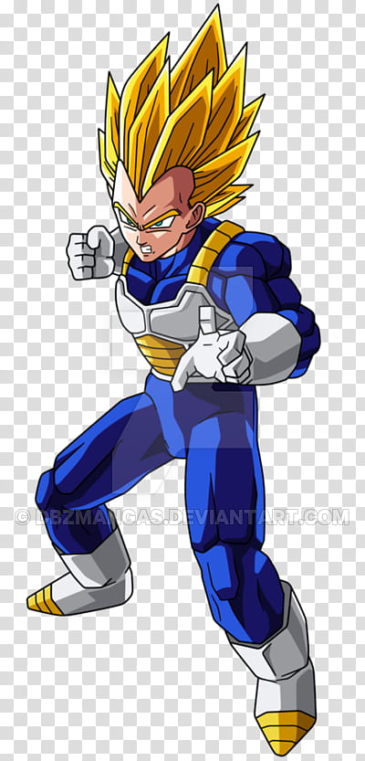 Vegeta SSJ Blue transparent background PNG clipart