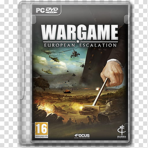 Game Icons , Wargame-European-Escalation, War game DVD case transparent background PNG clipart