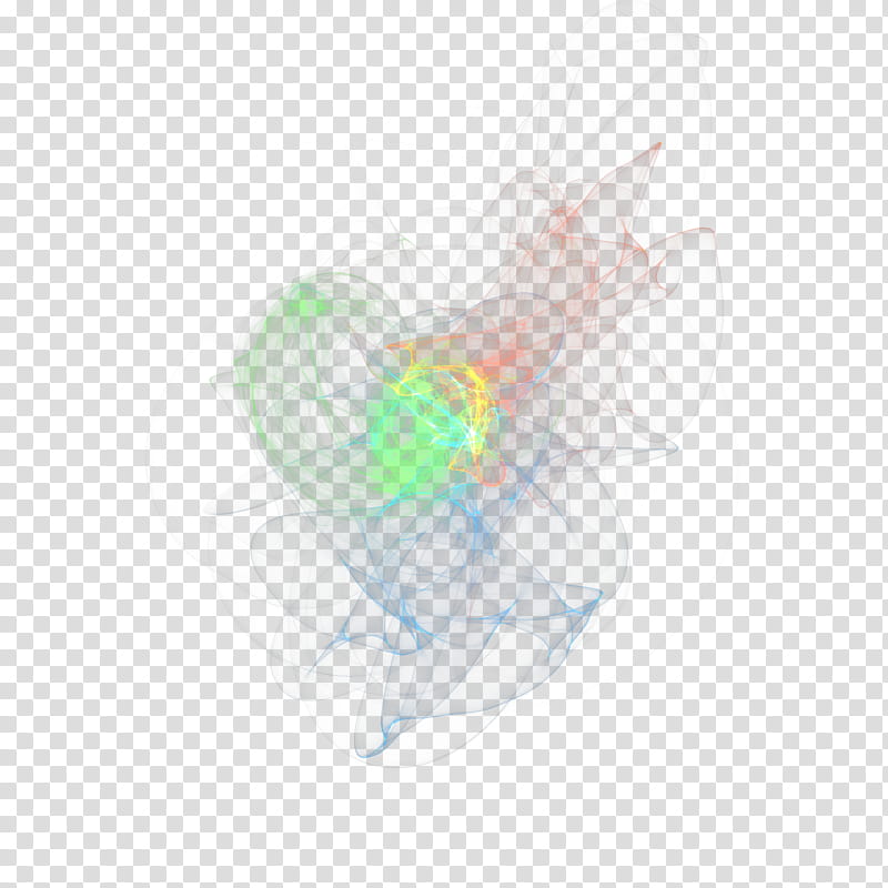 Multicolored Fractal Flames transparent background PNG clipart