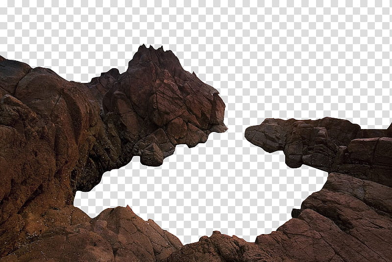 , low-angle graphy of rock formation transparent background PNG clipart