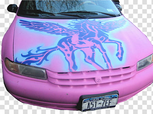 RNDOM, pink car transparent background PNG clipart