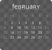 Free Download Calendar February Calendar Transparent Background Png Clipart Hiclipart 16,129 calendar 2021 clip art images on gograph. hiclipart