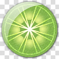 Gloss Dock Icons, Limewire, white and green ceramic plate transparent background PNG clipart