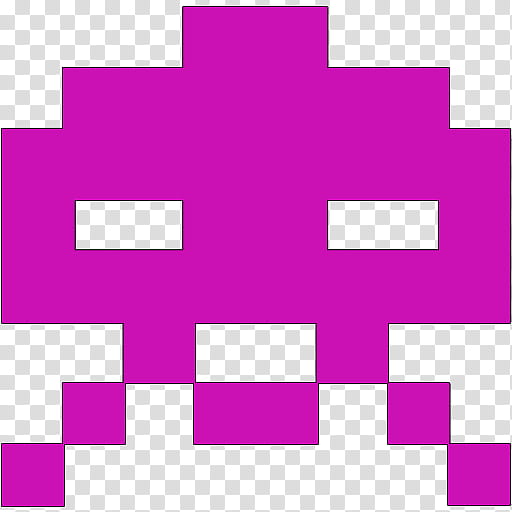 Space Invaders color version , space invader (pink) icon transparent background PNG clipart