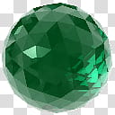 Crystalisman QT Dock Icon Set, ct_Chromolite_x, green stone transparent background PNG clipart