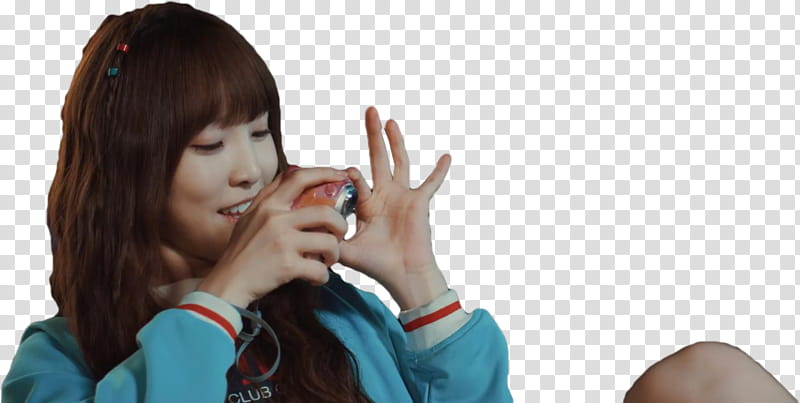 GFriend Navillera, smiling Gfriend Yuju holding camera transparent background PNG clipart