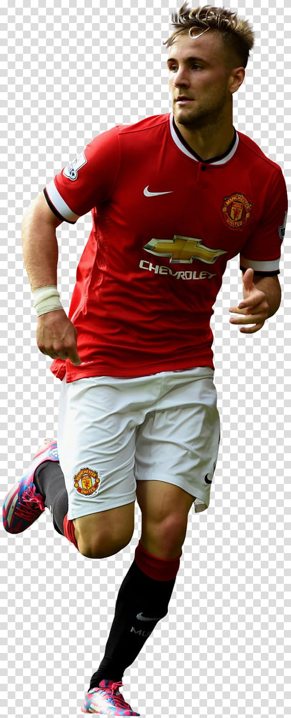 Luke Shaw Manchester United - transparent background PNG clipart