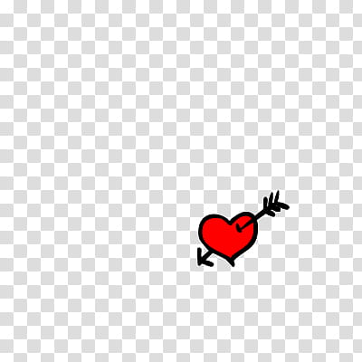 red heart with black arrow piercing it illustration transparent background PNG clipart