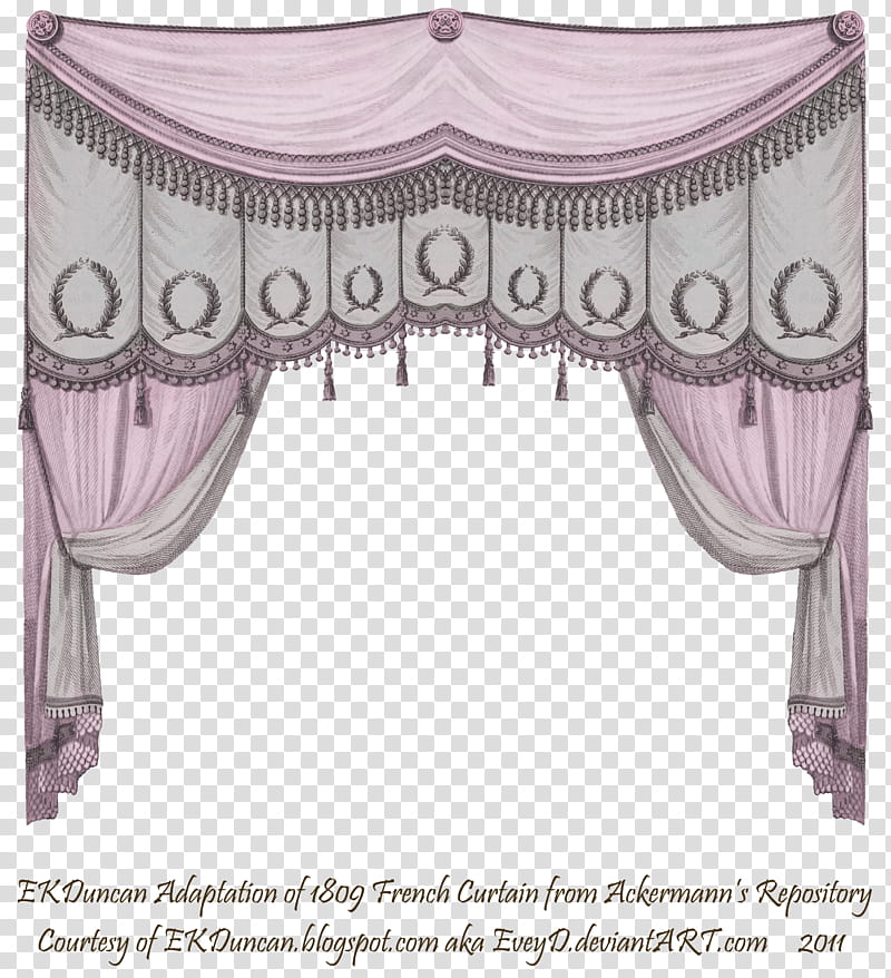 EKD  Curtain Berry, purple and gray curtains transparent background PNG clipart