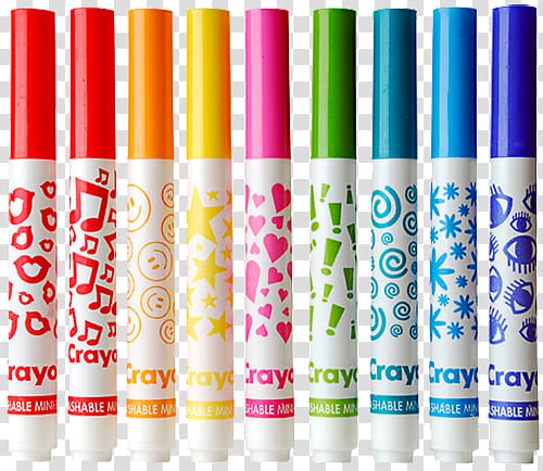 Full, assorted Crayons marker transparent background PNG clipart
