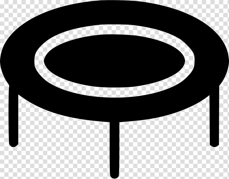 Trampoline, cdr, Jumping, Icon Trampoline Club, Base64, Black And White
, Table, Furniture transparent background PNG clipart