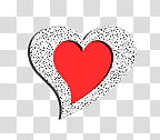 Recursos y Brushers, red and white heart transparent background PNG clipart