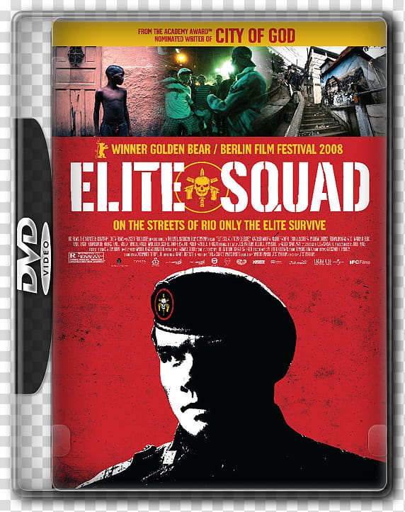 DVD Movie Case Icons, elite-squad transparent background PNG clipart