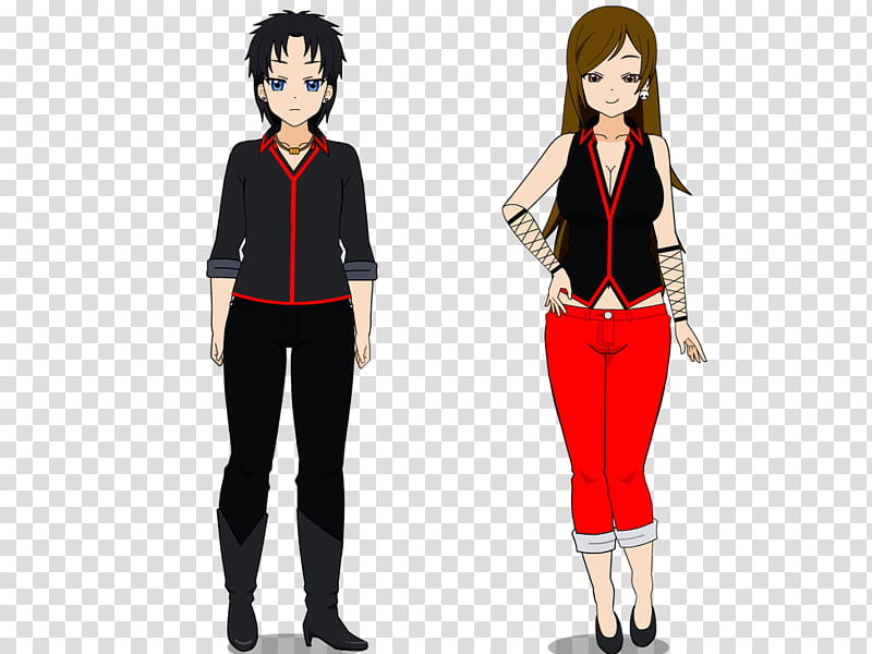 Liza and Amon humans transparent background PNG clipart