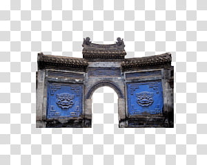 Antiquity, gray and blue concrete wall transparent background PNG clipart thumbnail