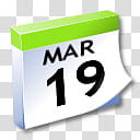 WinXP ICal, March  calendar illustration transparent background PNG clipart