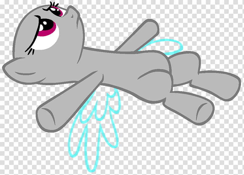 MLP Base , gray My Little Pony character lying on it's back illustration transparent background PNG clipart