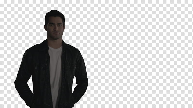 Sterek x, man wearing black zip-up jacket transparent background PNG clipart