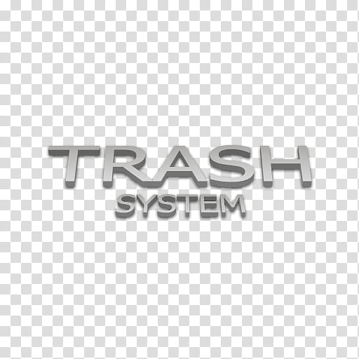 Flext Icons, Bin, trash system text transparent background PNG clipart