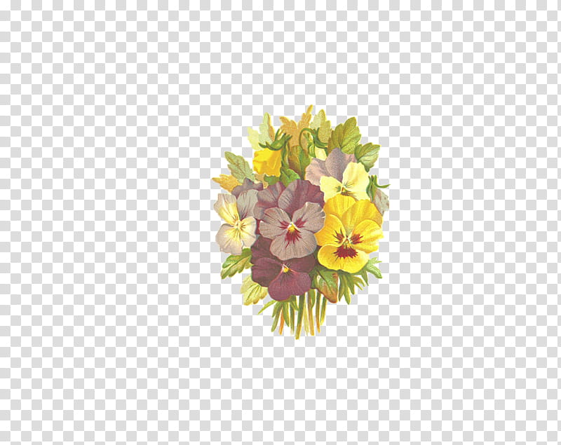 Vintage Flowers, multicolored petal flowers painting transparent background PNG clipart Vintage Flowers, multicolored petal flowers painting transparent background PNG clipart