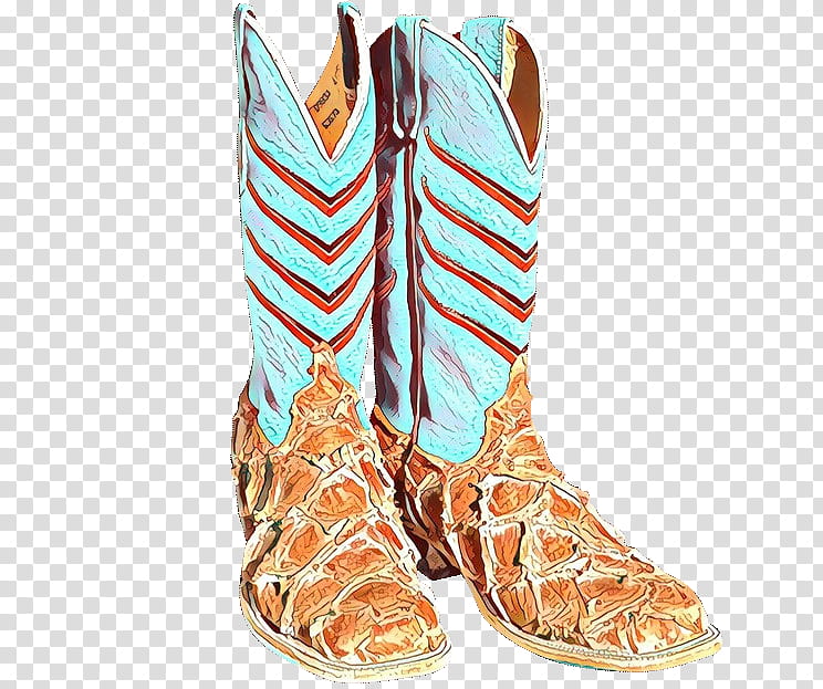 Orange, Footwear, Boot, Turquoise, Shoe, Cowboy Boot, Peach, Rain Boot transparent background PNG clipart