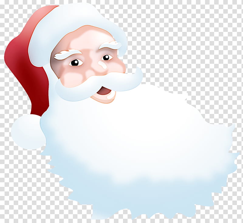 Christmas Santa Santa Claus Saint Nicholas, Kris Kringle, Father Christmas, Cartoon, Facial Hair transparent background PNG clipart