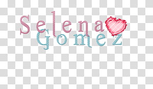 Texto de Selena Gomez transparent background PNG clipart thumbnail