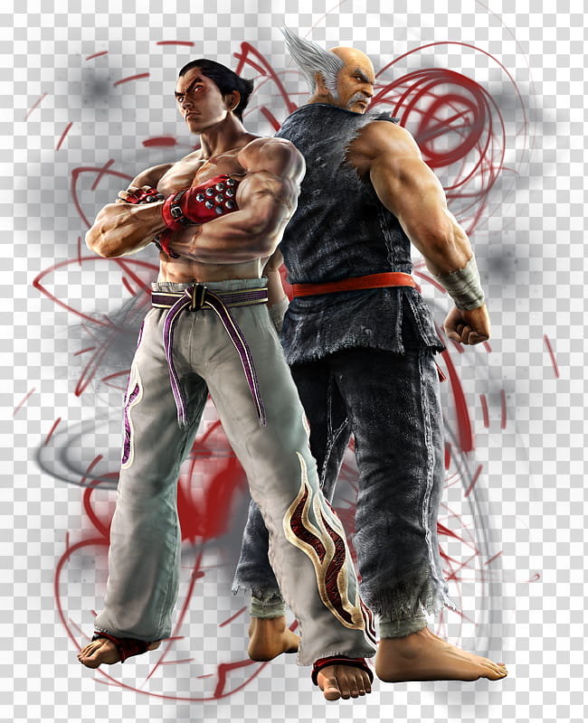 Heihachi and Kazuya, Tekken transparent background PNG clipart