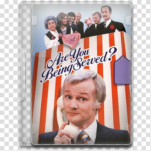 TV Show Icon Mega , Are You Being Served, Are You Being Served? DVD case transparent background PNG clipart