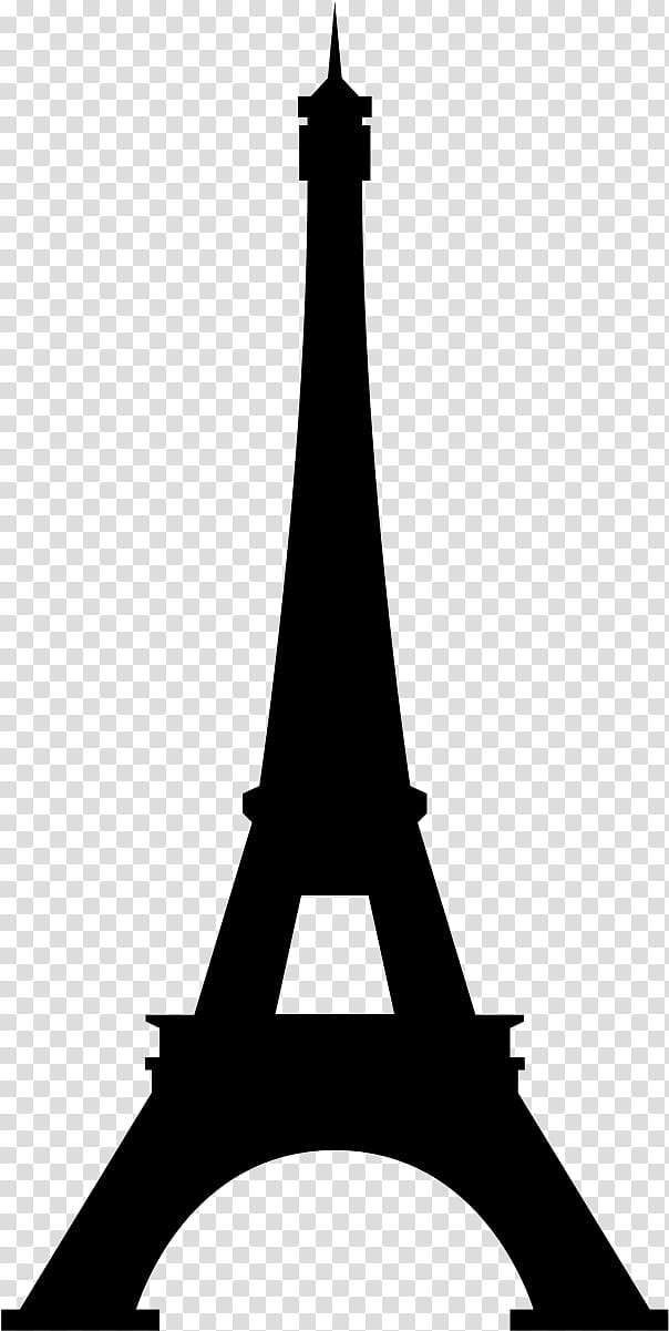 Eiffel Tower Drawing, Silhouette, Line Art, Stencil, Architecture, Paris, Blackandwhite transparent background PNG clipart