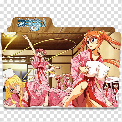 Anime Icon Pack , Mahou Sensei Negima  transparent background PNG clipart