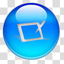 Blue Ball pack icons, panneau de configuration transparent background PNG clipart