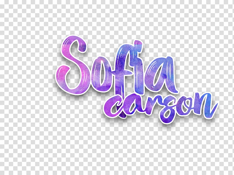 Nombre Sofia Carson transparent background PNG clipart