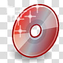 Oxygen Refit, nautilus-cd-burner, red disc illustration transparent background PNG clipart