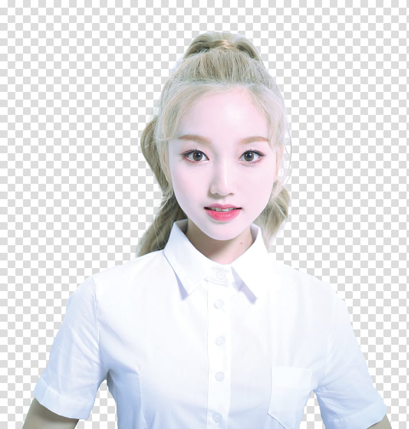 LOONA P, woman in white dress shirt transparent background PNG clipart