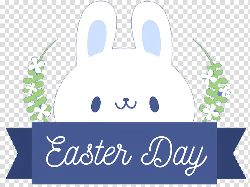 Easter Bunny, Rabbit, Logo, Easter
, Cartoon, Line, Smile, Text transparent background PNG clipart