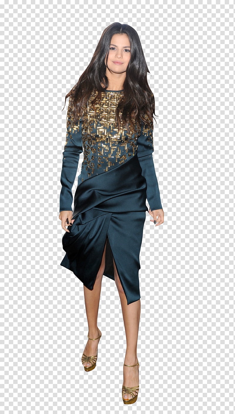 Music, Selena Gomez, Actor, Celebrity, Hollywood, Seethrough Clothing, Model, Dress transparent background PNG clipart