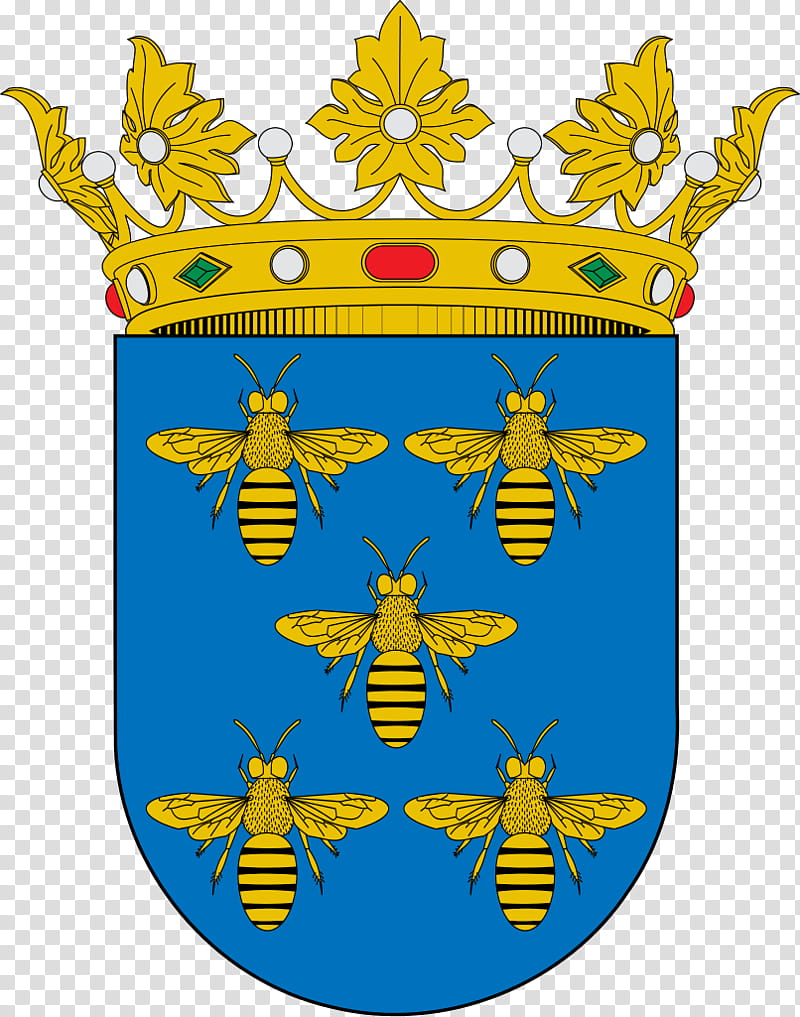 Honey, Spain, Coat Of Arms, Field, Escut De Benimarfull, Escutcheon, Coat Of Arms Of Sweden, Three Crowns, Coat Of Arms Of Madrid transparent background PNG clipart