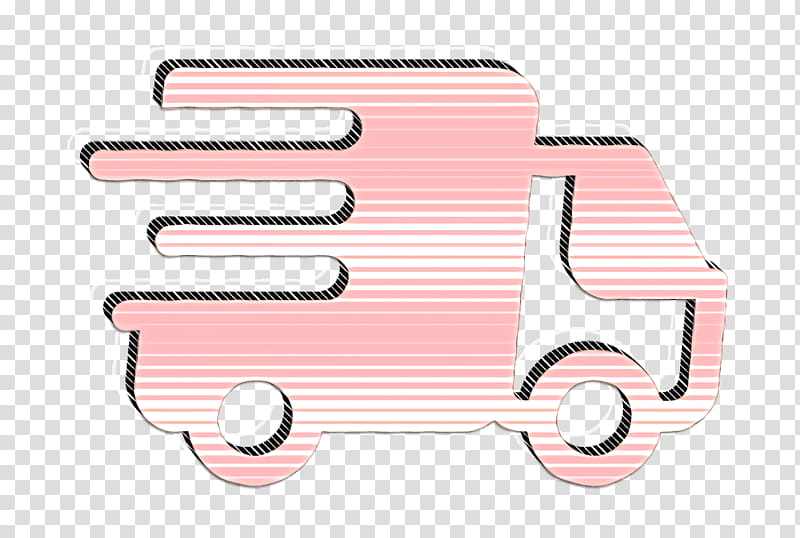 Transport icon transport icon Fast Delivery icon, E Commerce Icon, Line, Pink, Logo transparent background PNG clipart