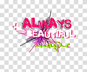 Text, always beautiful magic text transparent background PNG clipart