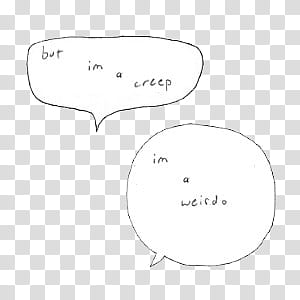 black and white s, but im a creep text transparent background PNG clipart