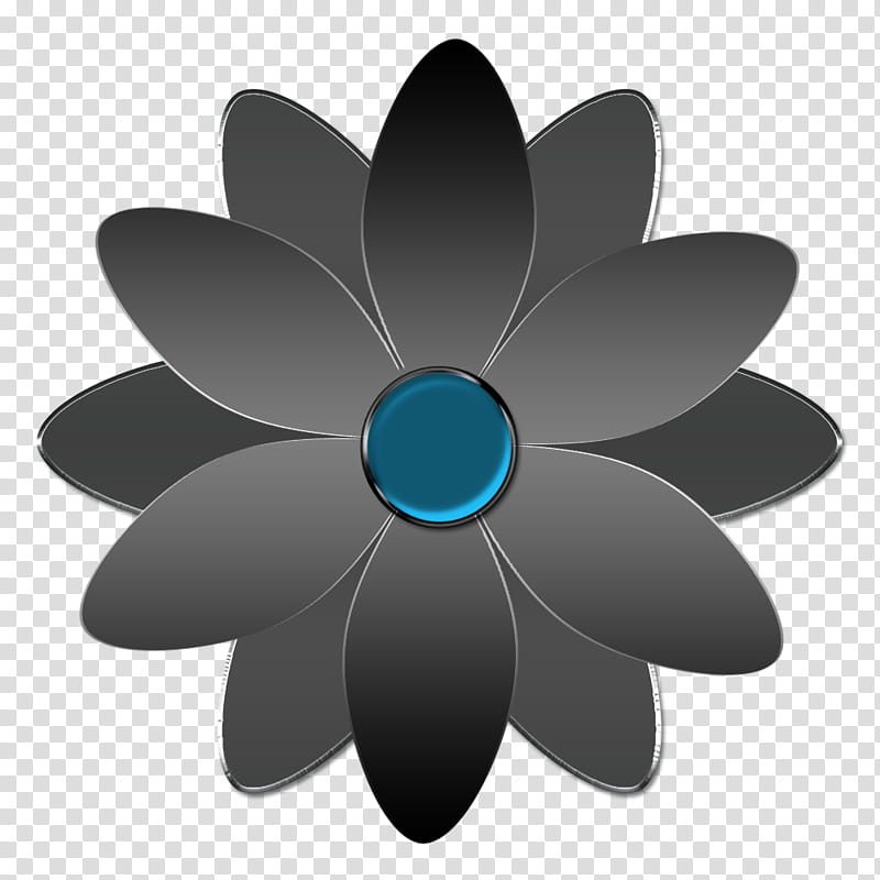 Decorative flowerses in, gray and blue flower art transparent background PNG clipart