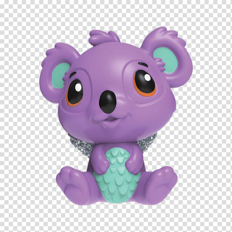 Koala, Hatchimals, Figurine, Toy, Spin Master, Violet, Purple, Cartoon transparent background PNG clipart