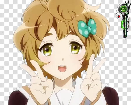 Sound Euphonium Kawashima Sapphire Kawaiiii, girl anime character transparent background PNG clipart