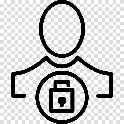 Person Icon, Symbol, Security, Icon Design, Eauthentication, Logo, Biometrics, Line transparent background PNG clipart