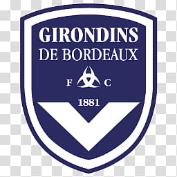 Team Logos, Girondins De Bordeaux logo transparent background PNG clipart