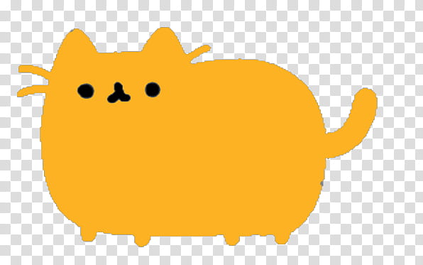 yellow cat transparent background PNG clipart