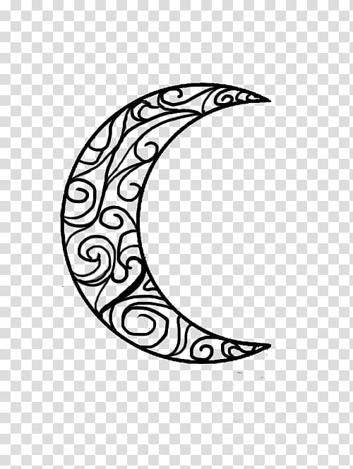Crescent Moon Drawing, Tattoo, Tribal Tattoos, Symbol, Line Art, New Moon, Ramadan, Visual Arts transparent background PNG clipart